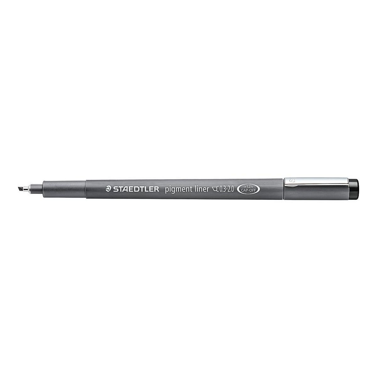 Cienkopis kreślarski pigmentowy 2,0 mm czarny 2,0mm 1kol. Staedtler (S 308 C2-9)