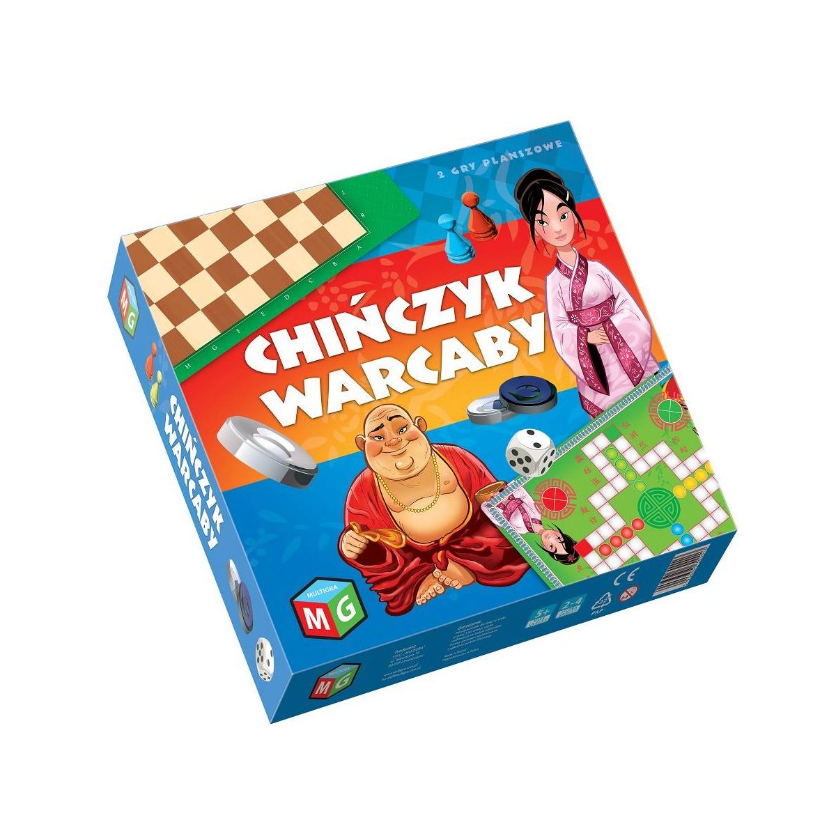 Gra planszowa CHIŃCZYK/WARCABY Multigra