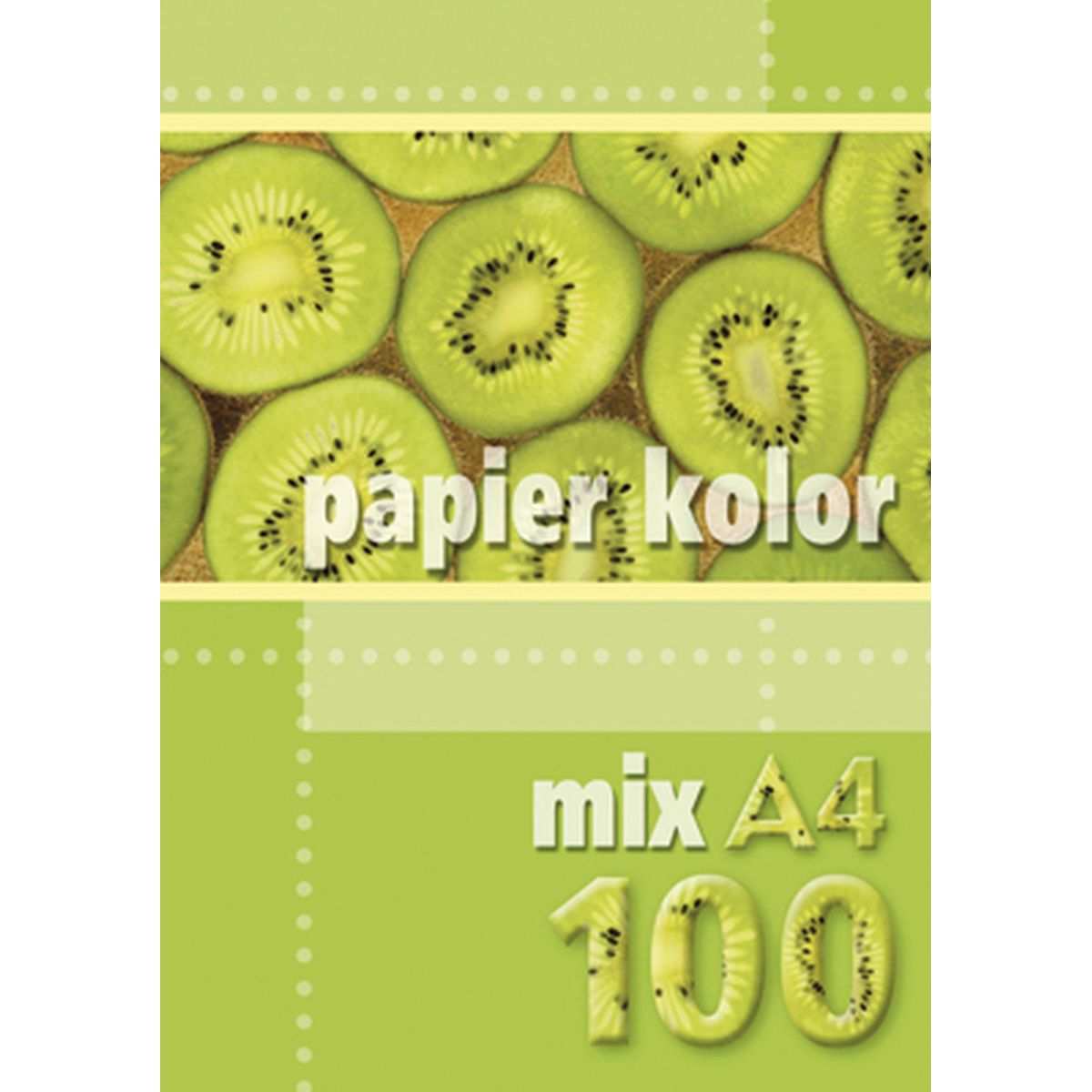 Papier kolorowy Kreska A4 mix 80g