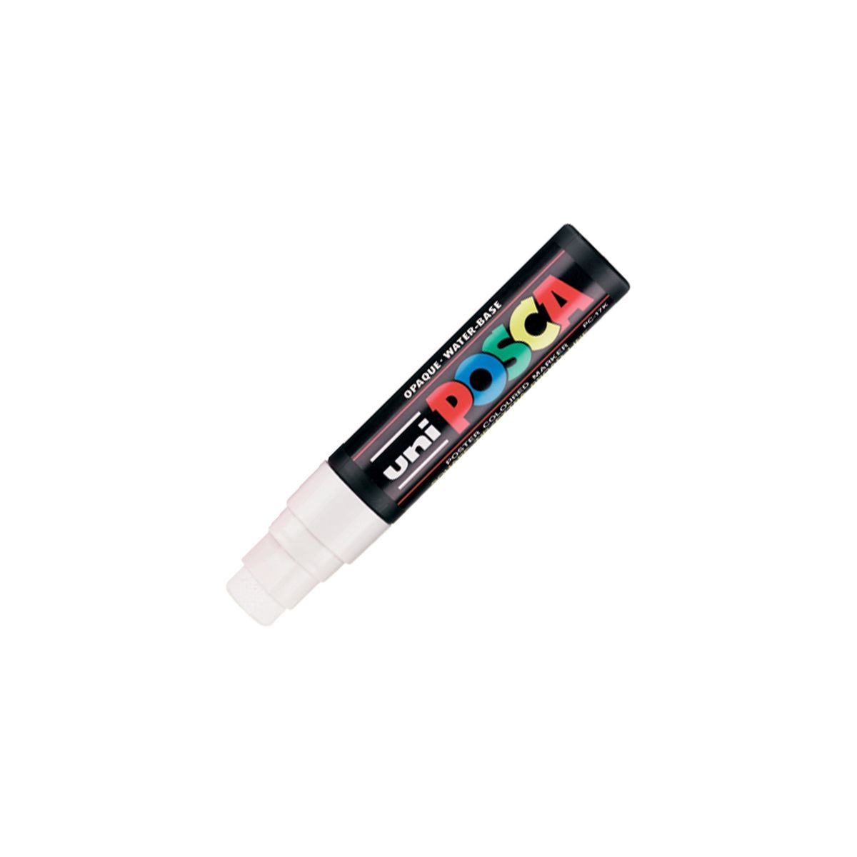 Marker suchościeralny Uni POSCA biały ścięta końcówka (PC-17k)