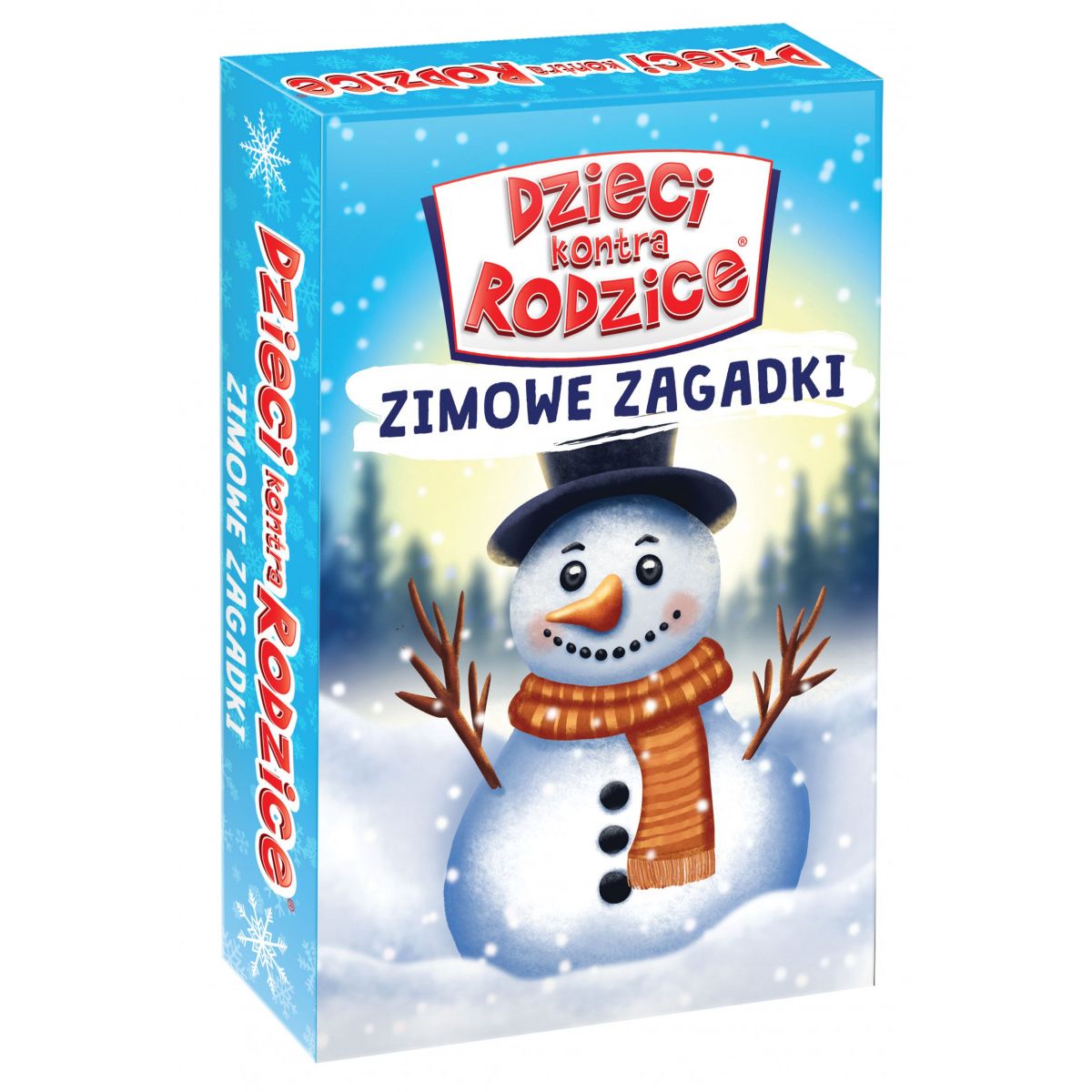 Gra karciana Dzieci kontra rodzice Zimowe Zagadki Kangur