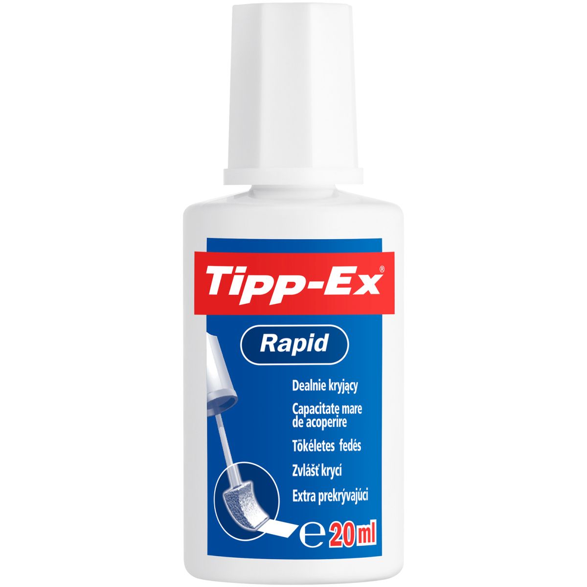 Korektor w płynie (z pędzelkiem) Tipp-Ex Rapid 20ml (8859912)