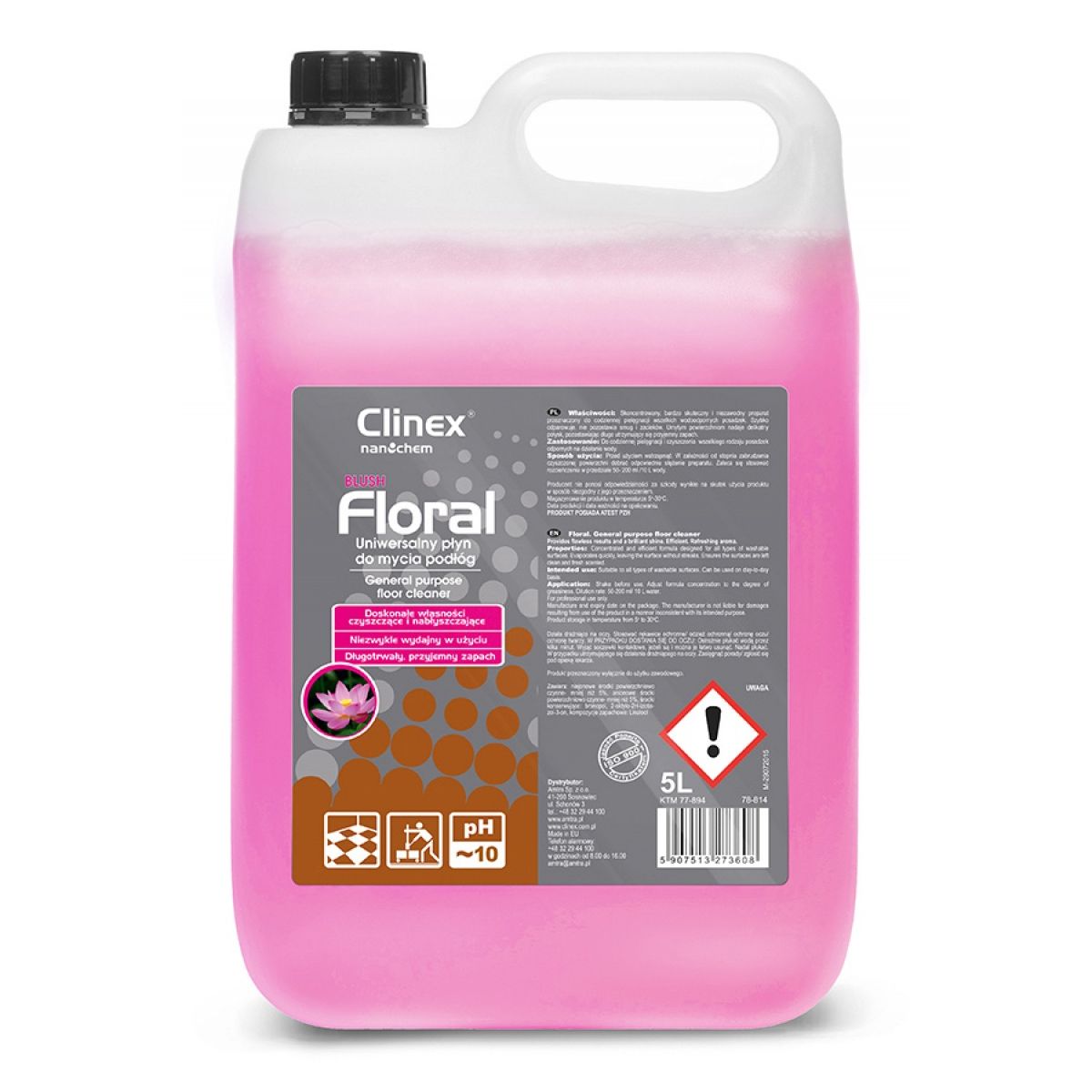 Płyn do podłóg Clinex Floral Ocean 5000ml (77-894)