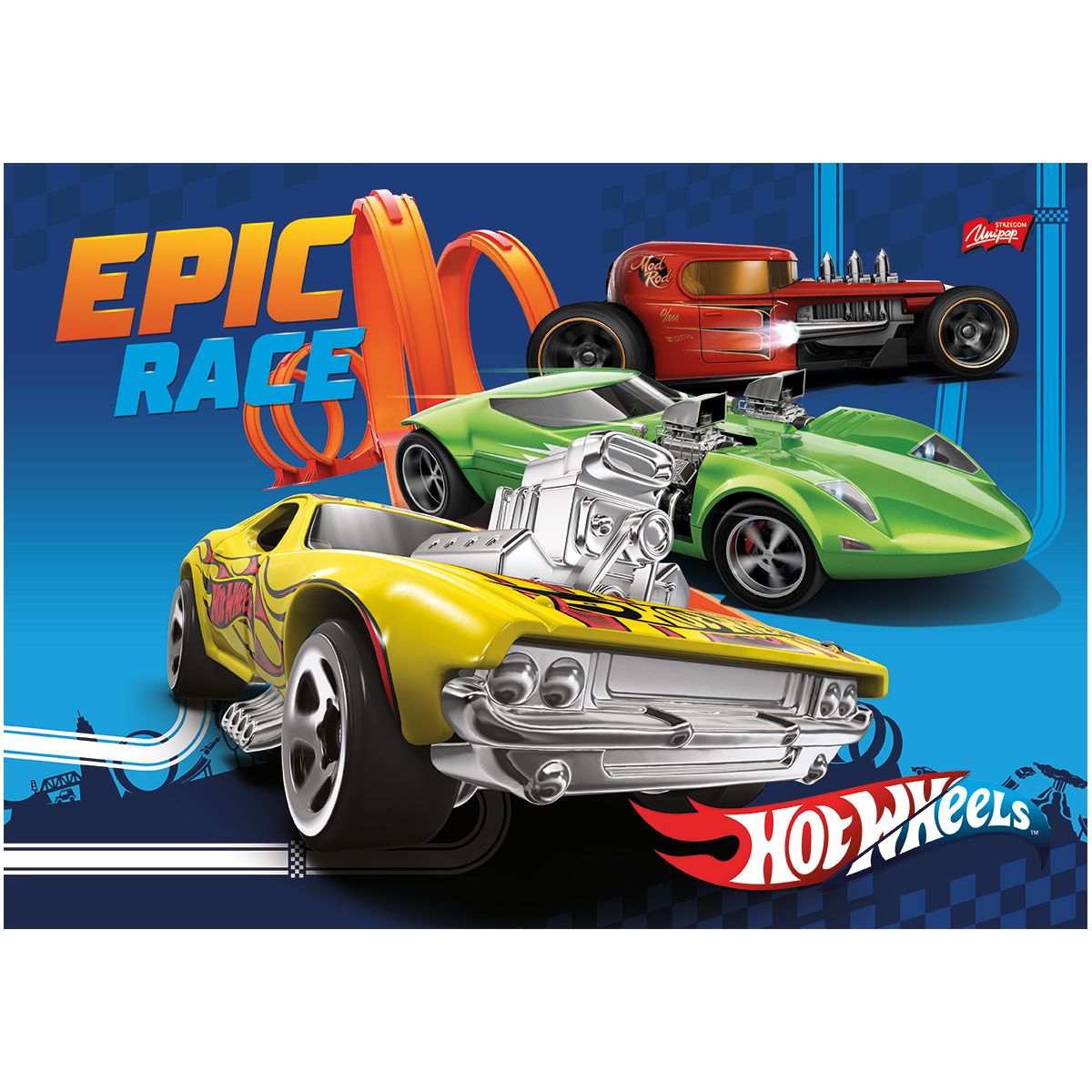 Podkład na biurko Unipap Hot Wheels mix tektura (5903235110696)