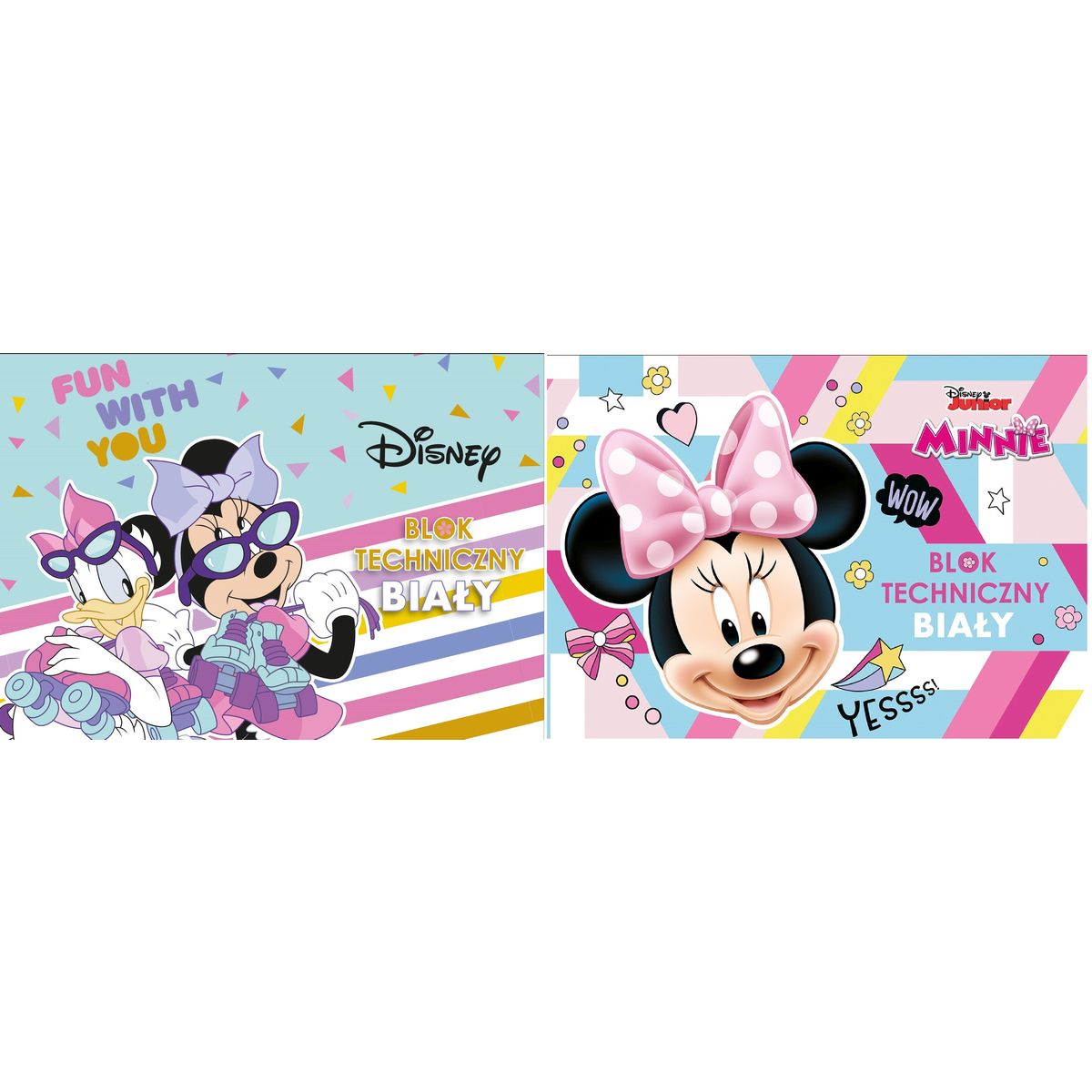 Blok techniczny Beniamin biały MINNIE MOUSE