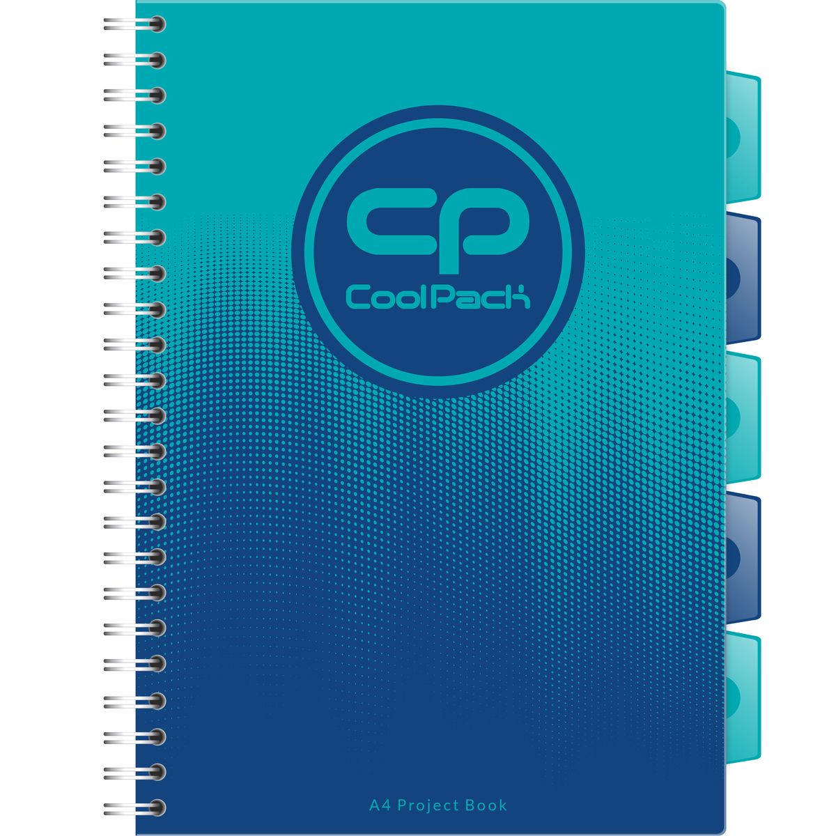 Kołozeszyt (kołonotatnik) Patio CoolPack OCEAN A4 200k. 80g krata (03067CP)