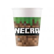 Kubek jednorazowy Godan Minecraft 8szt. papier 200ml (95442)