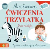 Książeczka edukacyjna Zielona Sowa Montessori. Ćwiczenia trzylatka