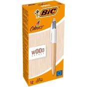 Długopis Bic 4 Colour St 4C Wood Natural mix 1,0mm (508964)