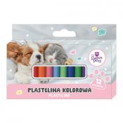 Plastelina Beniamin 12 kol. The Sweet Pets mix (4114234)