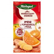 Herbata Herbapol Herbaciany Ogród owocowo-ziołowa imbir z pomarańczą i pigwą 20 saszetek