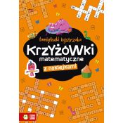 Książeczka edukacyjna Zielona Sowa Łamigłówki bystrzaka Krzyżowki matematyczne!