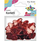 Konfetti Titanum Craft-Fun Series serca 15mm (MTLP-PA035)