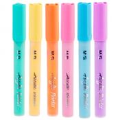 Marker specjalistyczny Pastelowe markery akrylowe Happy Color (MG APL976P5 WP6)