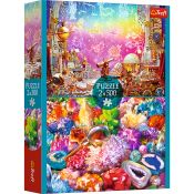 Puzzle Trefl Kosmos i kryształy 2x500 el. (37499)