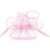 Organza Partydeco Woreczki z organzy, różowy, 25cm, 10 szt. różowa (WRG6-081-10)