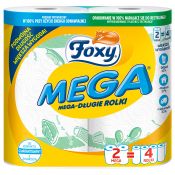 Ręcznik rolka Foxy Mega papier kolor: biały