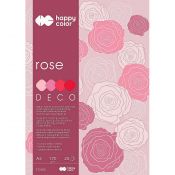 Zeszyt papierów kolorowych Happy Color Deco Rose A4 170g 20k [mm:] 210x297 (HA 3717 2030-062)