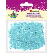 Koraliki kreatywne Titanum Craft-Fun Series plastikowe błękitne (40g)