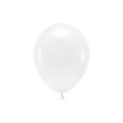 Balon gumowy Partydeco Pastel Eco Balloons biały 260mm (ECO26P-008)