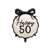 Balon foliowy Partydeco pastylka Happy 50 18cal (FB266-50)