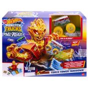 Tor wyścigowy Hot Wheels Monster Trucks Power Smashers Wieża (HTP39)