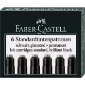 Naboje krótkie Faber Castell czarny (fc185507)