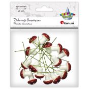 Ozdoba styropianowa Titanum Craft-Fun Series muchomor na druciku (92636)