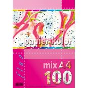 Papier kolorowy Kreska fluo A4 mix 80g