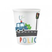 Kubek jednorazowy Godan Police 6 szt. papier 250ml (PW-KPPO)