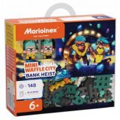 Klocki konstrukcyjne Marioinex Mini Waffle City 148 elementów napad na bank