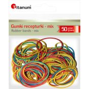 Gumki recepturki Titanum 50g śr. (mix)mm