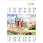 Kalendarz ścienny (401000) k:2915-377 RUCZAJ plakatowy 607mm x 880mm Lucrum (PL09)