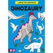 Książeczka edukacyjna Zielona Sowa Lubię kolorować. Dinozaury