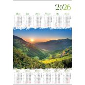 Kalendarz ścienny (401000) k:2915-377 GÓRY plakatowy 607mm x 880mm Lucrum (PL04)