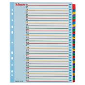 Przekładka numeryczna Esselte Mylar maxi A4 mix kolorów 160g 31k 1-31 (100210)