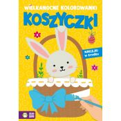 Książeczka edukacyjna Zielona Sowa Wielkanocne kolorowanki. Koszyczki