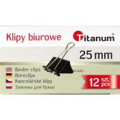 Klip Titanum 25 mm 25mm czarny (BC25)