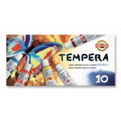 Farba tempera Koh-I-Noor kolor: mix 16ml 10 kolor.