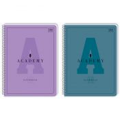 Kołozeszyt (kołonotatnik) ACADEMY Hybry A4+ 80k. 90g krata Interdruk