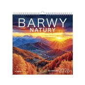 Kalendarz ścienny (401000) k:2915-377 BARWY NATURY 33x33 330mm x 330mm Press