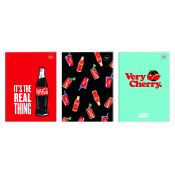 Zeszyt COCA COLA MAT+UV A4 32k. 70g krata Interdruk