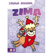 Książeczka edukacyjna Zielona Sowa Zabawa kolorami. Zima