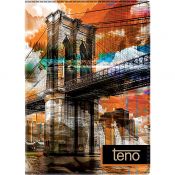 Kalendarz książkowy (terminarz) (308040) k:4071-670 TENO IMPRESS notesowy 145mm x 194mm Telegraph (N1)