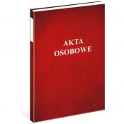 Teczka do akt osobowych A4 czerwone karton (TEAKOSO1N)