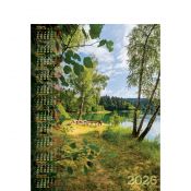 Kalendarz ścienny (401000) k:2915-377 OGRÓD JEZIORO plakatowy 670mm x 988mm Telegraph (06)