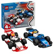 Klocki konstrukcyjne Lego City F1® Bolidy Williams Racing i Haas F1® (60464)