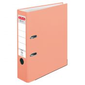 Segregator dźwigniowy Herlitz 50028481 Q.file protect A4 80mm łososiowy (300005711)