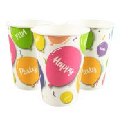 Kubek jednorazowy Arpex Happy Balloons! papier 200ml (DC5860)