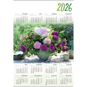 Kalendarz ścienny JASKRY plakatowy 607mm x 880mm Lucrum (PL14)